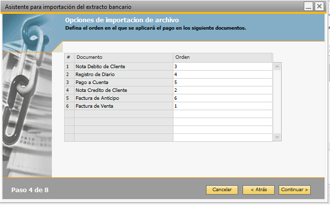 Boton importar Multicash